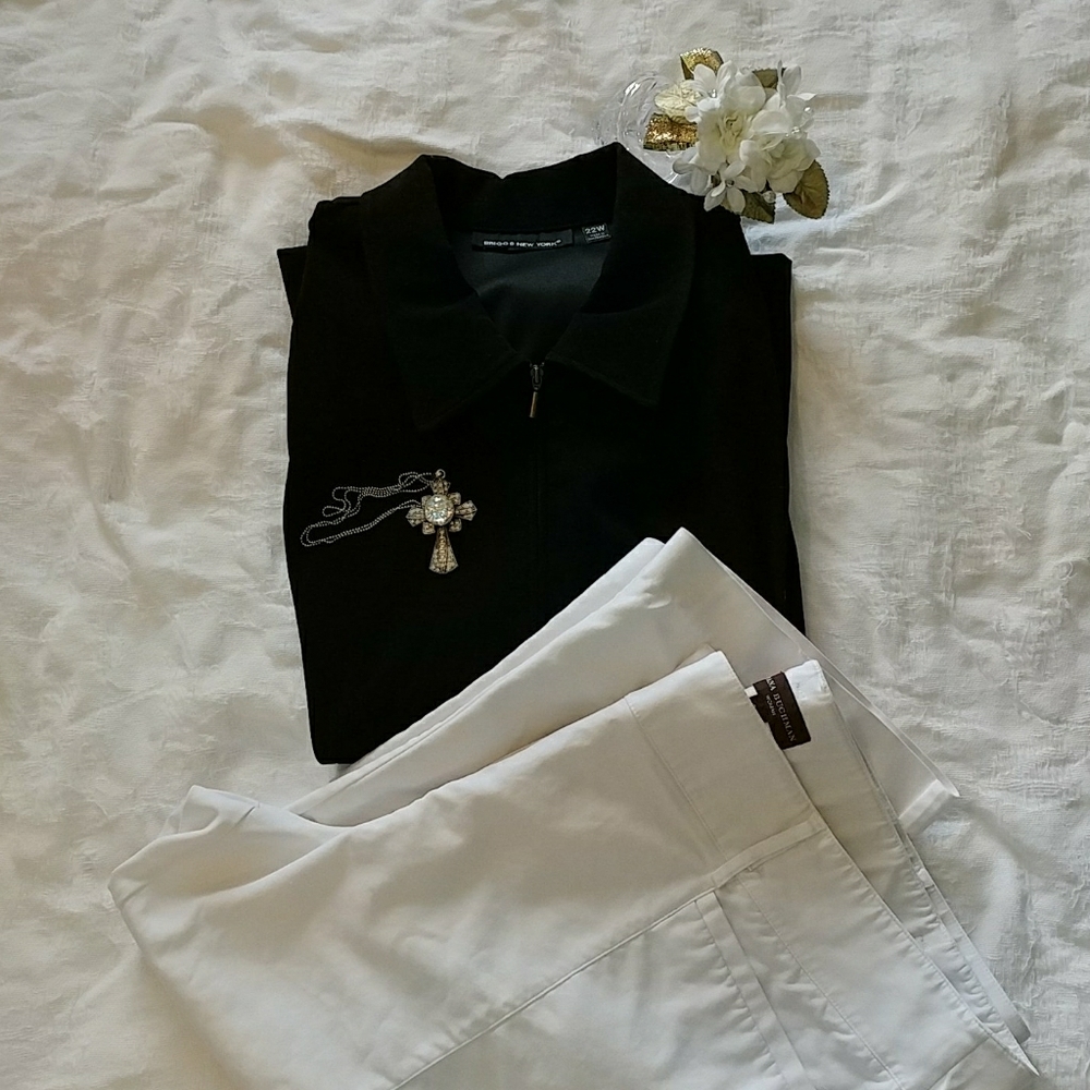 Briggs New York Zipper Down Shirt